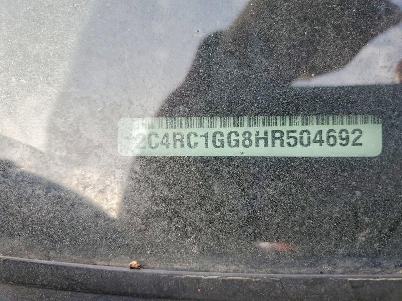 78085195 :رقم المزاد ، 2C4RC1GG8HR504692 vin ، 2017 Chrysler Pacifica مزاد بيع