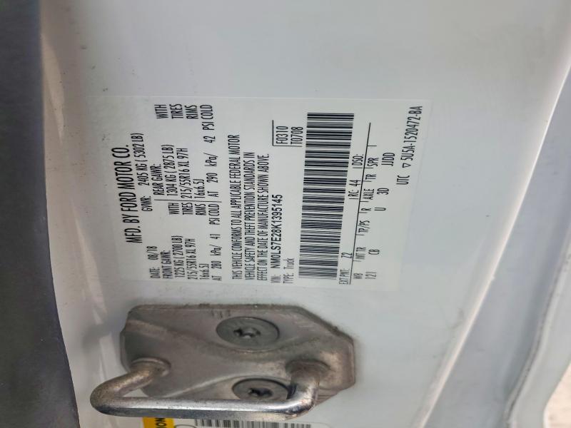 77972105 :رقم المزاد ، NM0LS7E28K1395145 vin ، 2019 Ford Transit Connect مزاد بيع