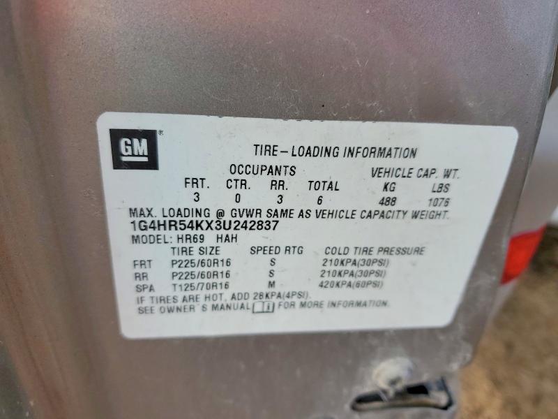 Aukcja sprzedaży 2003 Buick Lesabre, vin: 1G4HR54KX3U242837, numer aukcji: 77865245