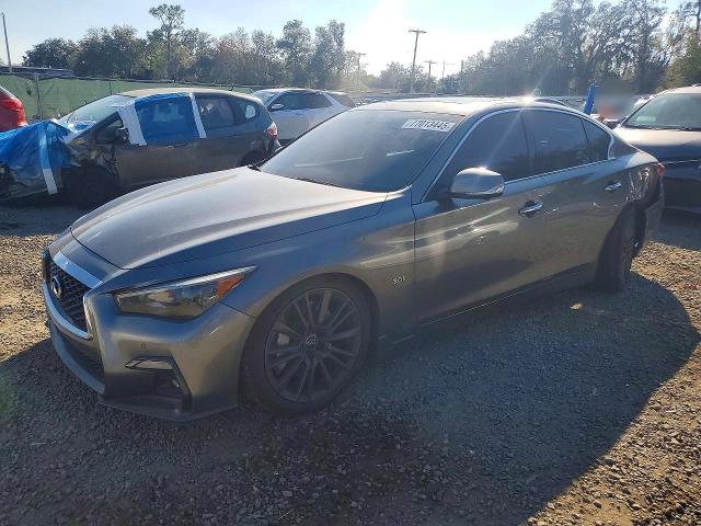 77013445 :رقم المزاد ، JN1EV7AP2JM351355 vin ، 2018 Infiniti Q50 مزاد بيع