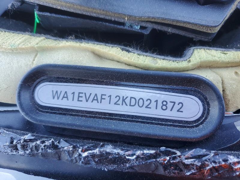 Продаж на аукціоні авто 2019 Audi Q8, vin: WA1EVAF12KD021872, номер лоту: 74974415