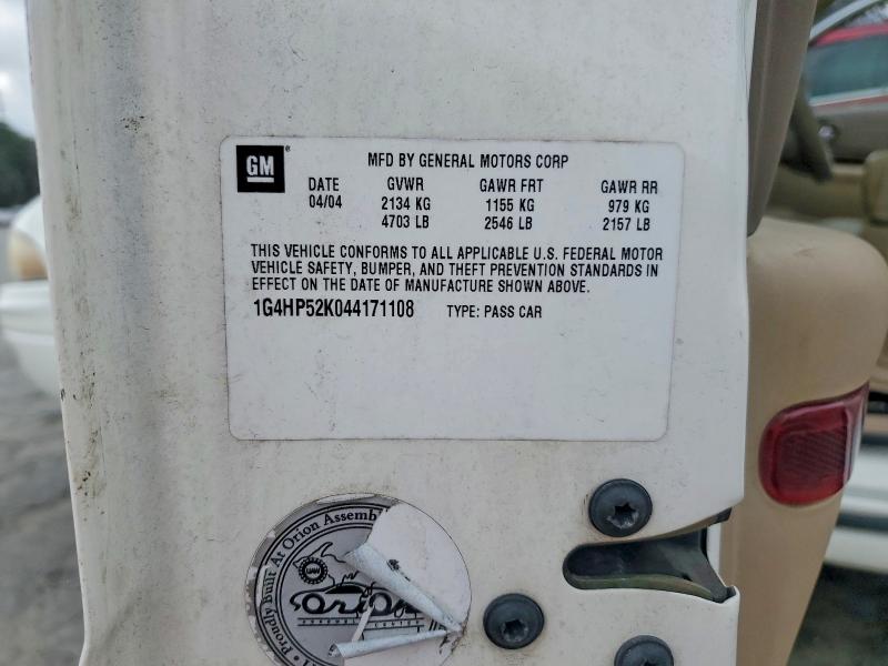 78280445 :رقم المزاد ، 1G4HP52K044171108 vin ، 2004 Buick Lesabre مزاد بيع