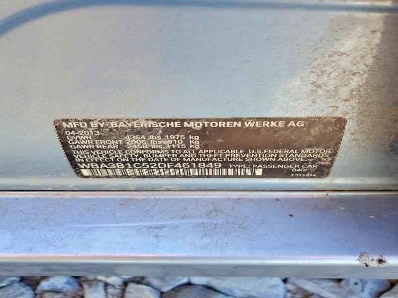 Aukcja sprzedaży 2013 Bmw 320, vin: WBA3B1C52DF461849, numer aukcji: 76285775