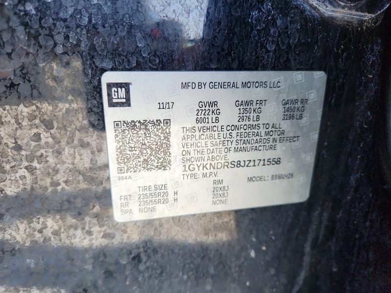 Aukcja sprzedaży 2018 Cadillac Xt5, vin: 1GYKNDRS8JZ171558, numer aukcji: 78876875