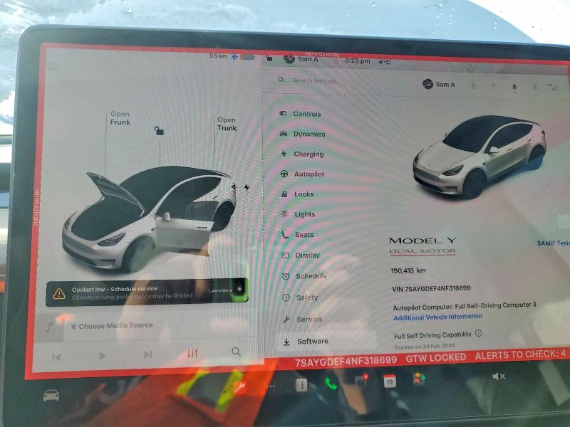Продажа на аукционе авто 2022 Tesla Model Y, vin: 7SAYGDEF4NF318699, номер лота: 77828545