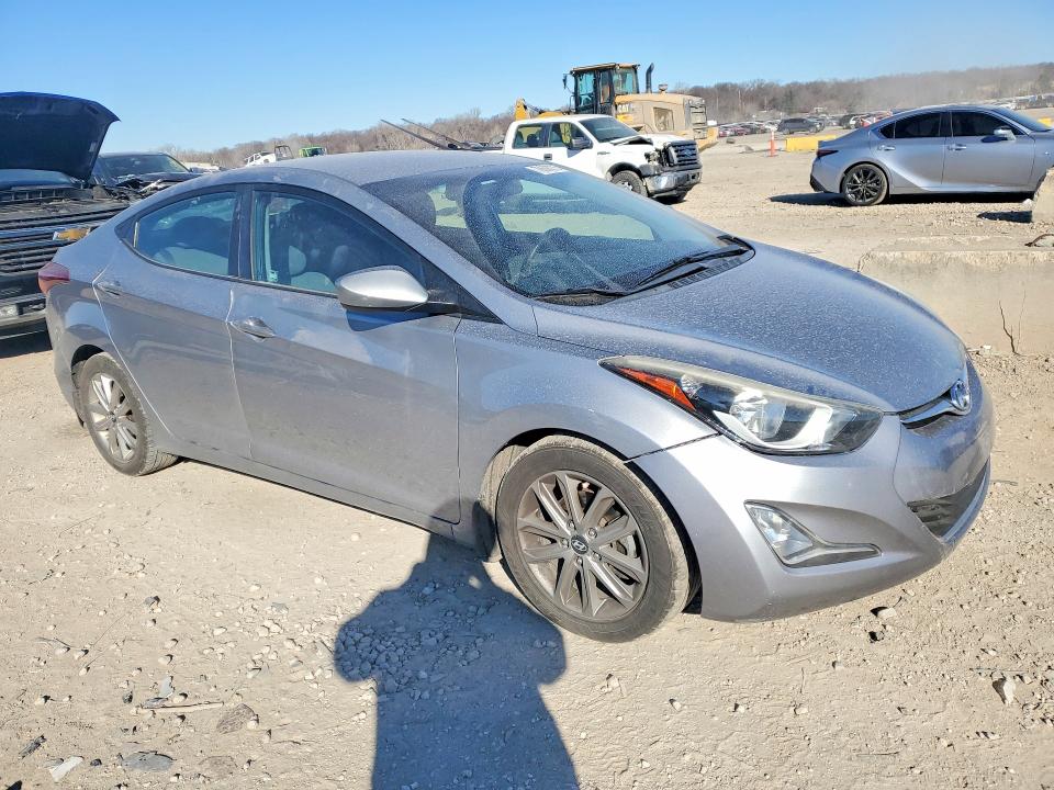 2015 Hyundai Elantra მანქანა იყიდება აუქციონზე, vin: 5NPDH4AE1FH570726, აუქციონის ნომერი: 78606275