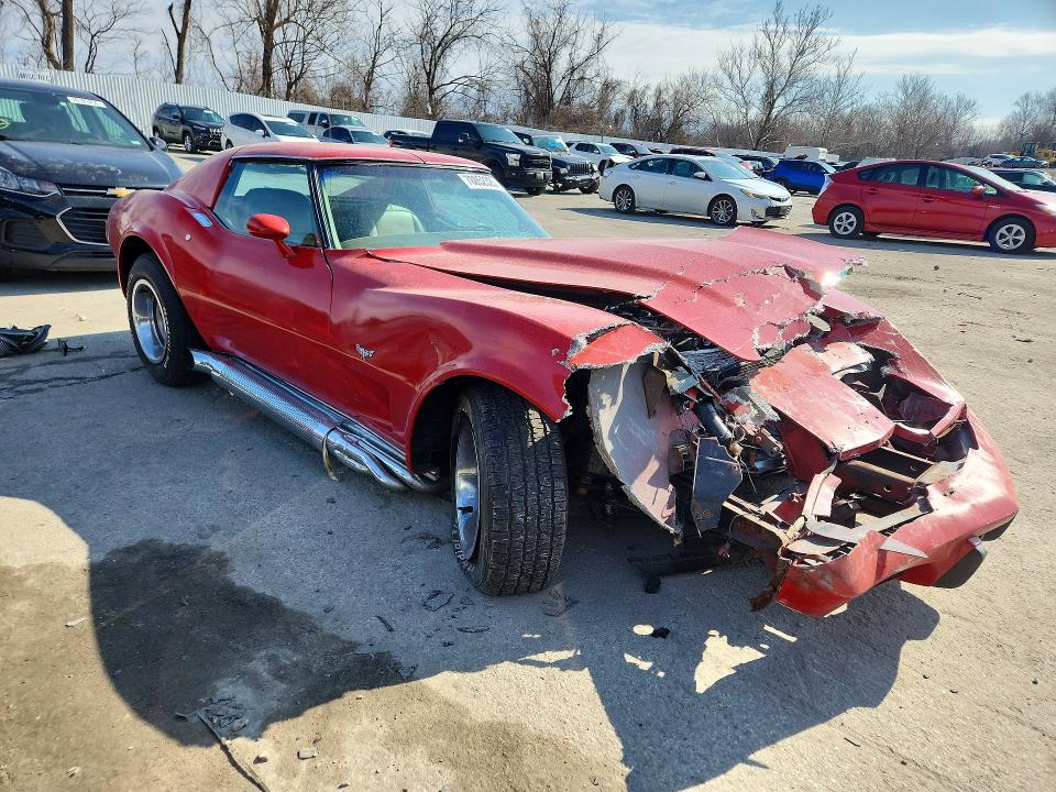 78052325 :رقم المزاد ، 1Z37L7S438200 vin ، 1977 Chevrolet Corvette مزاد بيع