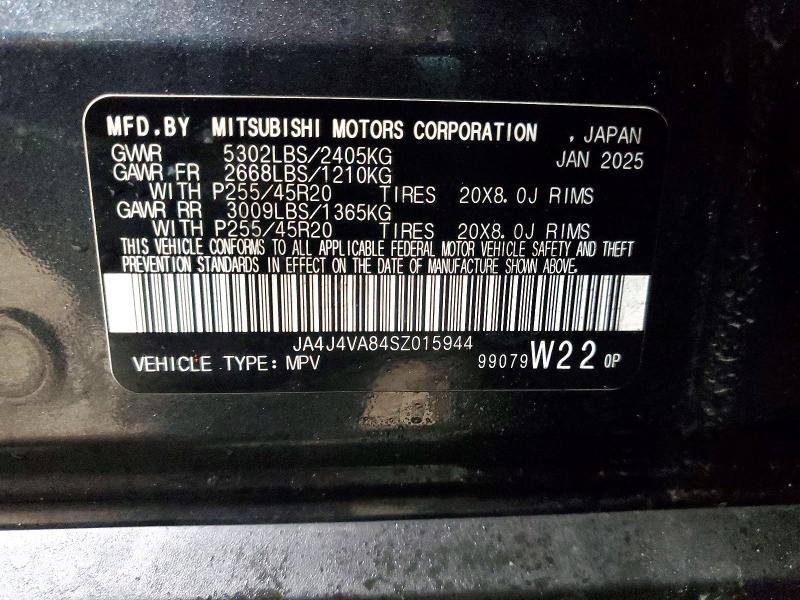 Продаж на аукціоні авто 2025 Mitsubishi Outlander, vin: JA4J4VA84SZ015944, номер лоту: 78044955