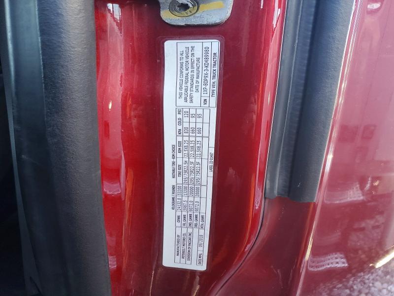 Aukcja sprzedaży 2019 Peterbilt 579, vin: 1XPBDP9X3KD489980, numer aukcji: 76067915