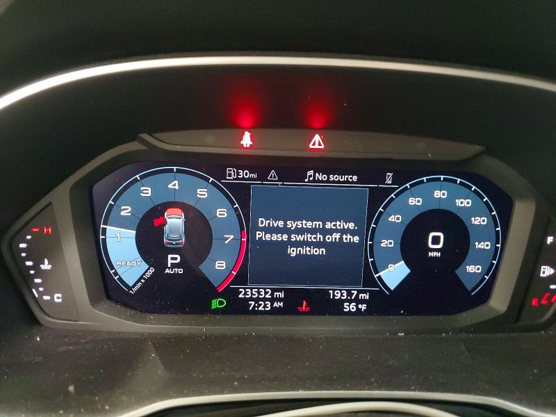 2023 Audi Q3 მანქანა იყიდება აუქციონზე, vin: WA1DECF37P1107597, აუქციონის ნომერი: 79235965