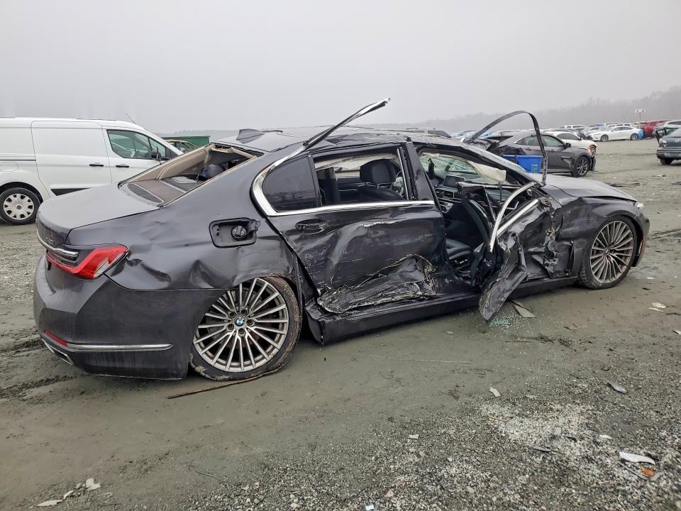 2021 Bmw 740 მანქანა იყიდება აუქციონზე, vin: WBA7T2C07MCE44073, აუქციონის ნომერი: 75499685