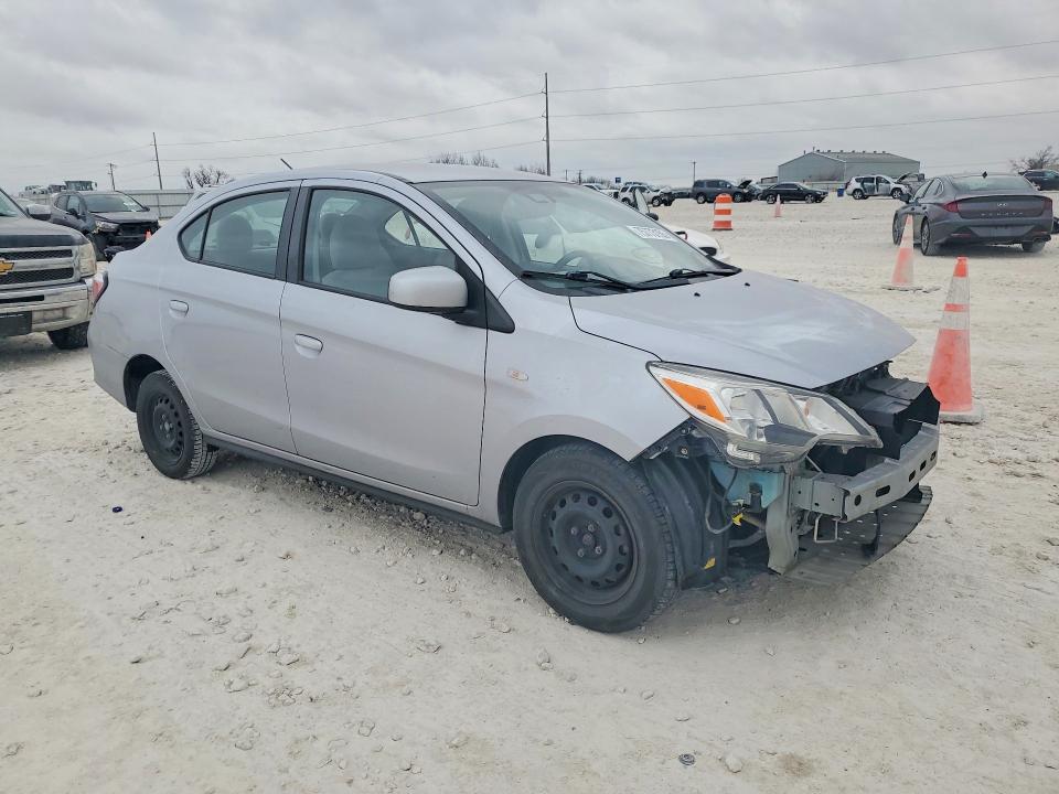 2021 Mitsubishi Mirage მანქანა იყიდება აუქციონზე, vin: ML32FUFJ1MHF00633, აუქციონის ნომერი: 75773155