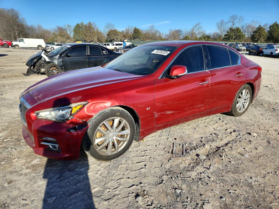 Продажа на аукционе авто 2014 Infiniti Q50, vin: JN1BV7AP4EM680535, номер лота: 78339325