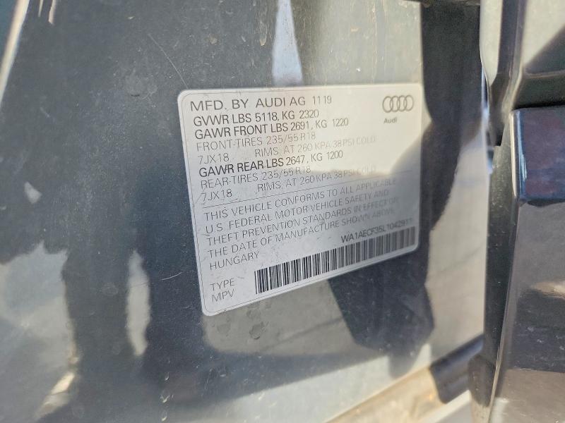 Продаж на аукціоні авто 2020 Audi Q3, vin: WA1AECF35L1042911, номер лоту: 78112565
