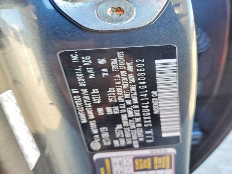 76890355 :رقم المزاد ، 5XXGU4L14LG408602 vin ، 2020 Kia Optima مزاد بيع
