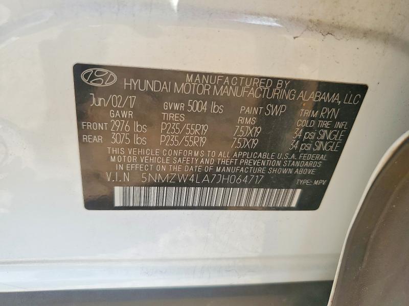 Aukcja sprzedaży 2018 Hyundai Santa Fe Sport, vin: 5NMZW4LA7JH064717, numer aukcji: 77615875