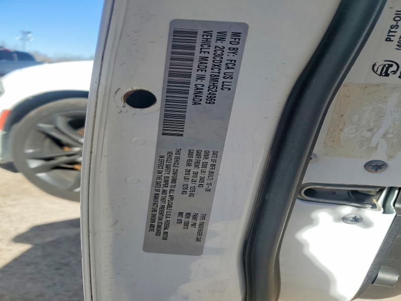Aukcja sprzedaży 2021 Dodge Charger, vin: 2C3CDXCT8MH524969, numer aukcji: 75823015
