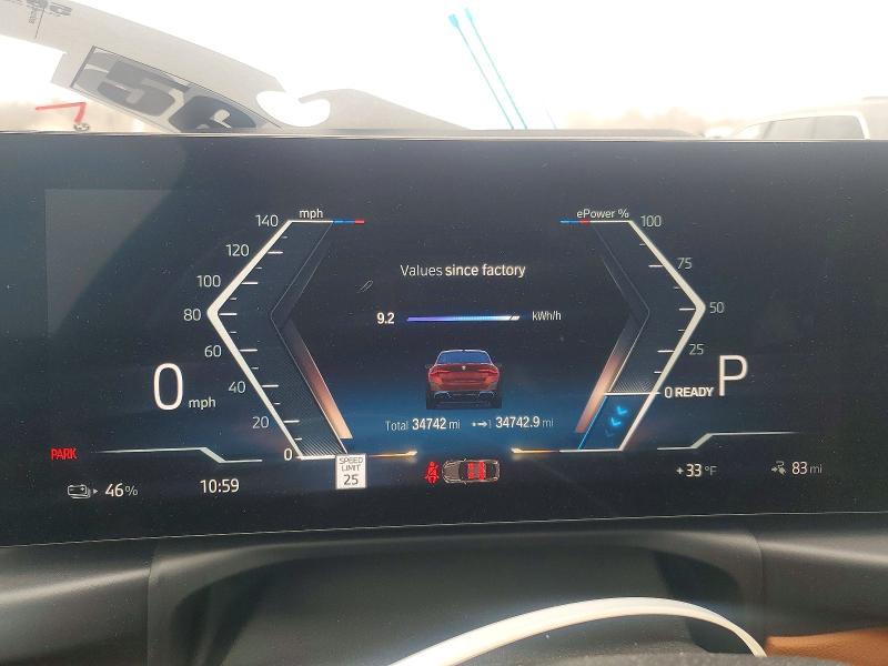 Продаж на аукціоні авто 2023 Bmw I4, vin: WBY73AW06PFN93128, номер лоту: 75701925