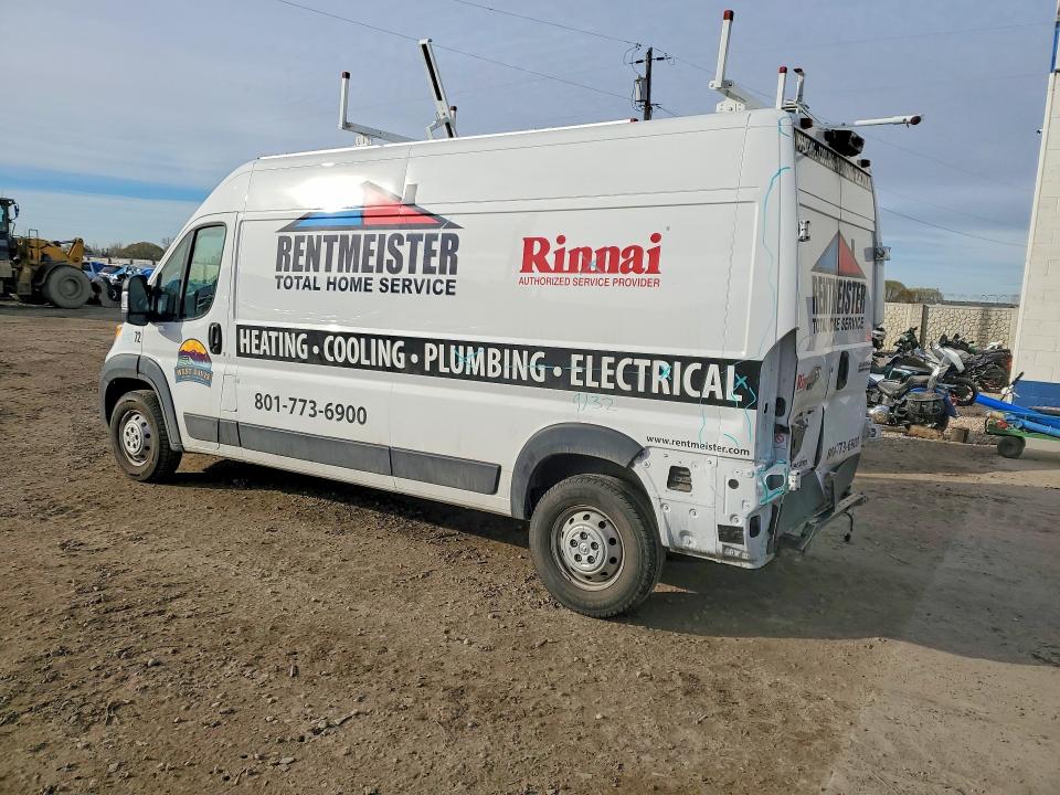 77705975 :رقم المزاد ، 3C6LRVDG6PE604779 vin ، 2023 Ram Promaster 2500 مزاد بيع