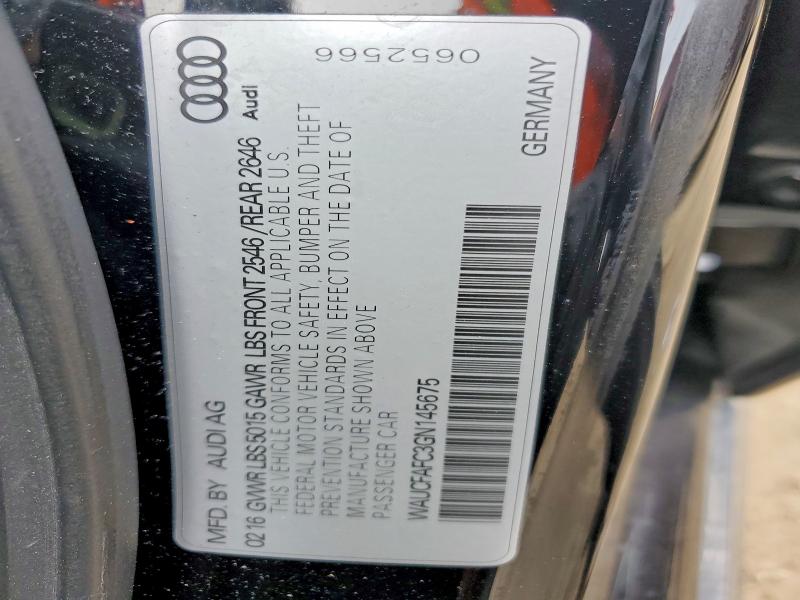 Продажа на аукционе авто 2016 Audi A6, vin: WAUCFAFC3GN145675, номер лота: 77922445