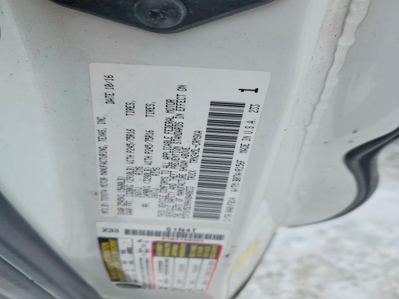 74109525 :رقم المزاد ، 5TFSX5EN9HX048833 vin ، 2017 Toyota Tacoma مزاد بيع