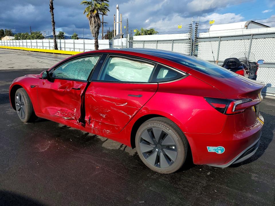 2025 Tesla Model 3 მანქანა იყიდება აუქციონზე, vin: 5YJ3E1EA0SF058510, აუქციონის ნომერი: 78081025