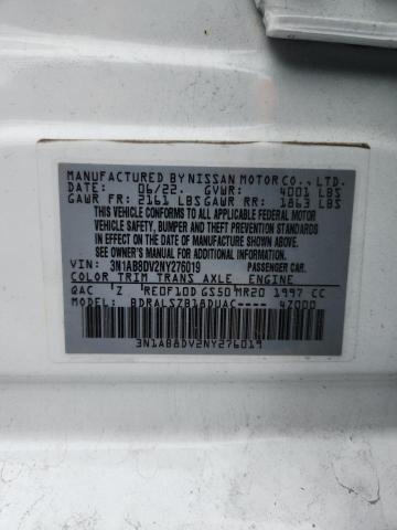 Продаж на аукціоні авто 2022 Nissan Sentra, vin: 3N1AB8DV2NY276019, номер лоту: 78534045