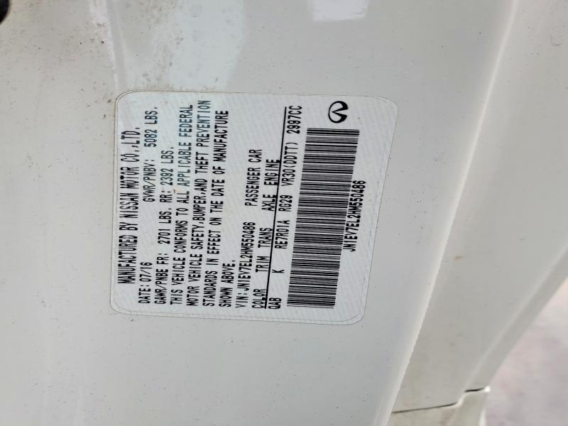 Aukcja sprzedaży 2017 Infiniti Q60, vin: JN1EV7EL2HM550486, numer aukcji: 77675865