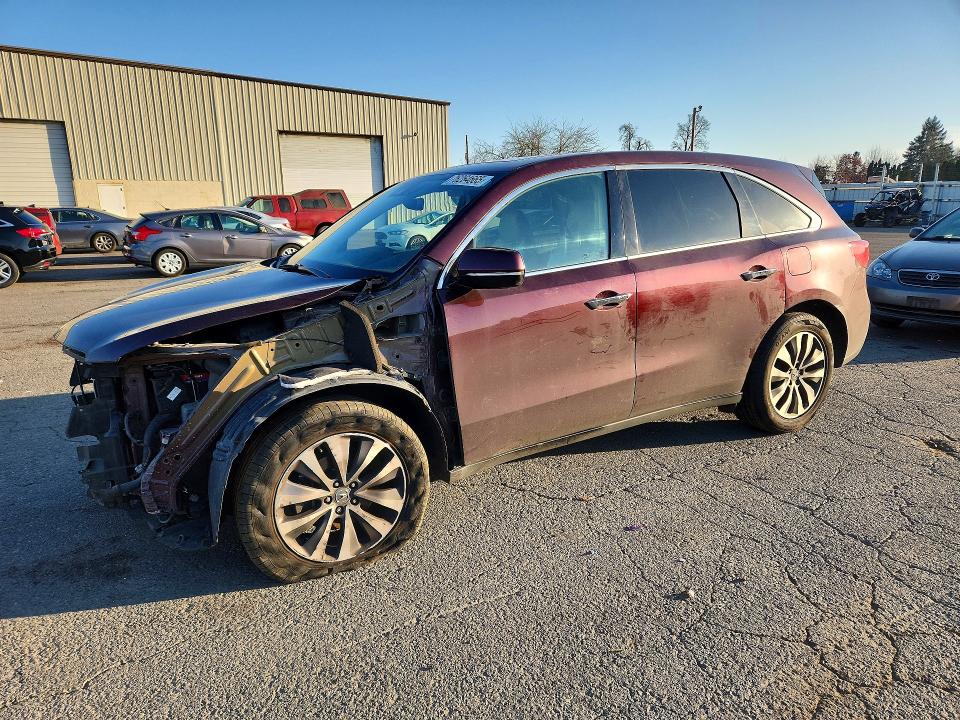 Aukcja sprzedaży 2016 Acura Mdx, vin: 5FRYD4H45GB040395, numer aukcji: 76264665