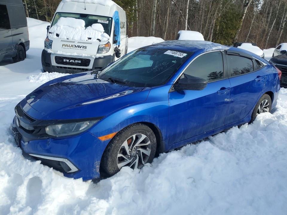 Aukcja sprzedaży 2019 Honda Civic, vin: 2HGFC2F76KH029634, numer aukcji: 77468755