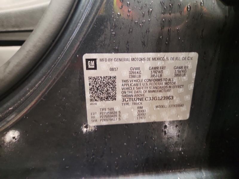 Продажа на аукционе авто 2018 Gmc Sierra, vin: 3GTU2NEC3JG123963, номер лота: 75492845