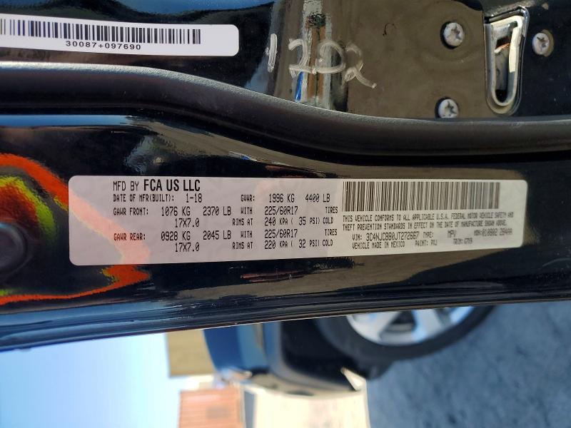 Aukcja sprzedaży 2018 Jeep Compass, vin: 3C4NJCBB0JT272667, numer aukcji: 79154765