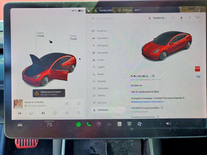 2019 Tesla Model 3 მანქანა იყიდება აუქციონზე, vin: 5YJ3E1EA0KF447924, აუქციონის ნომერი: 76797655