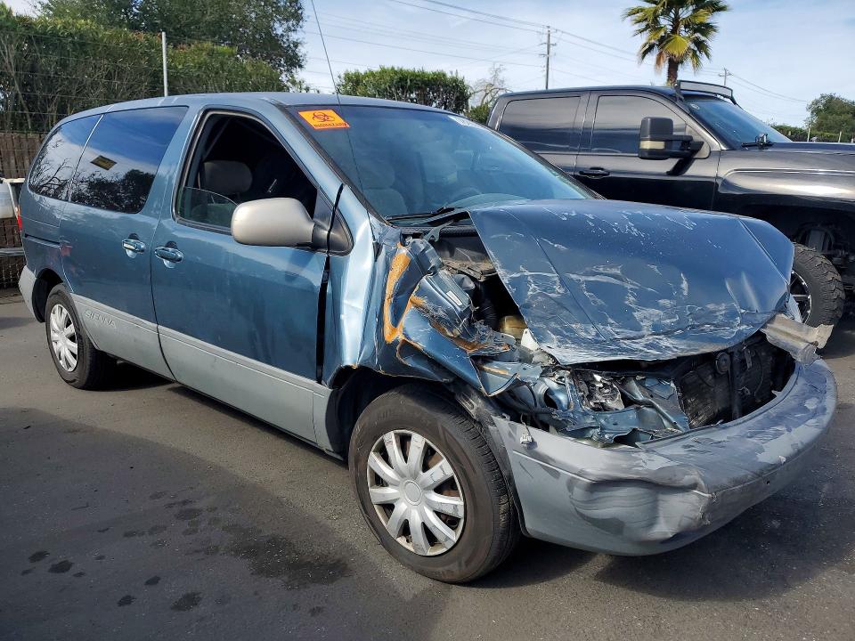 78285085 :رقم المزاد ، 4T3ZF19C0YU262777 vin ، 2000 Toyota Sienna مزاد بيع