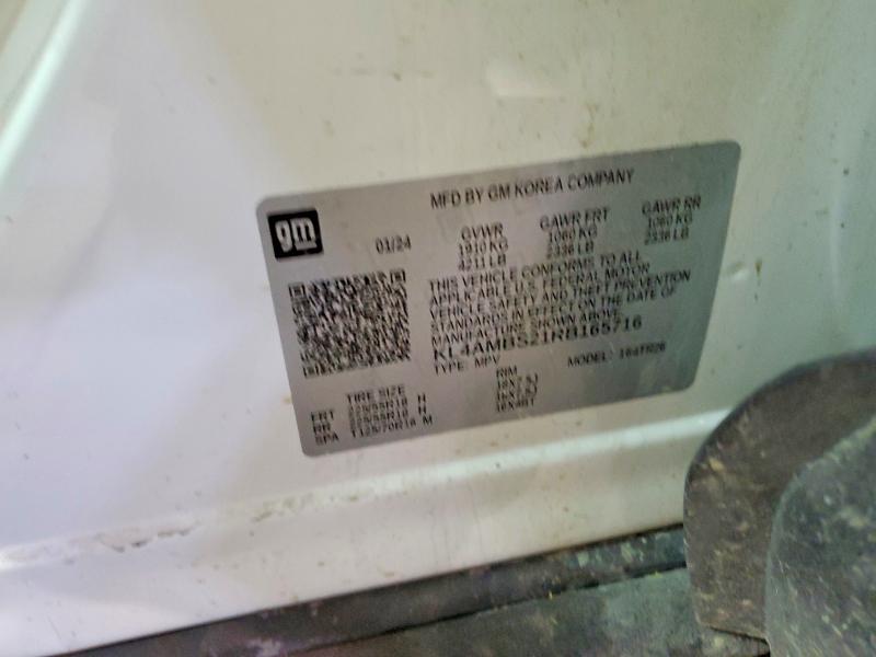 78133385 :رقم المزاد ، KL4AMBS21RB165716 vin ، 2024 Buick Encore Gx مزاد بيع