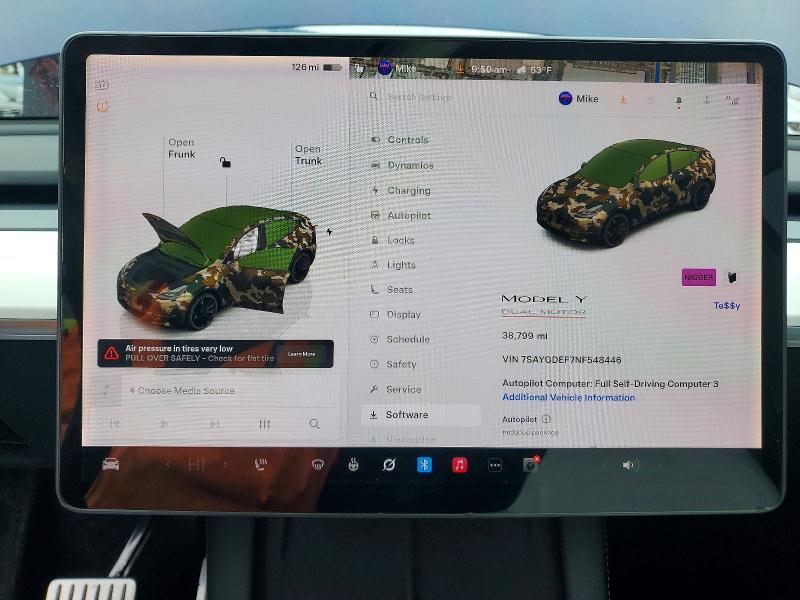 Продажа на аукционе авто 2022 Tesla Model Y, vin: 7SAYGDEF7NF548446, номер лота: 77783605