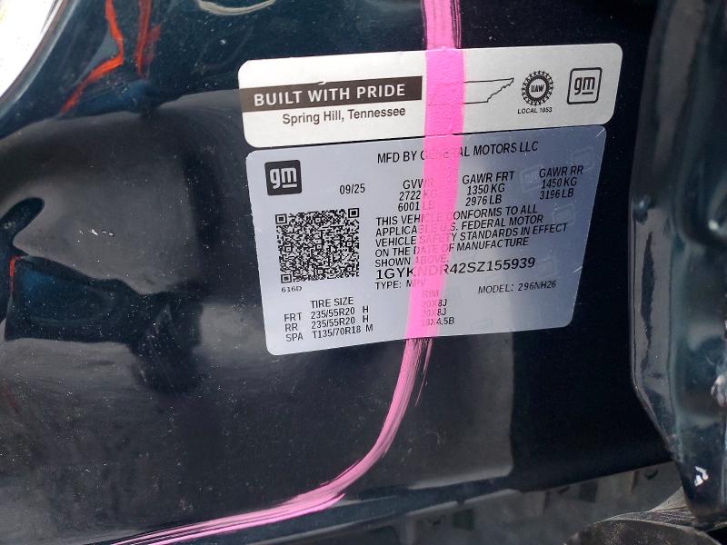 Продажа на аукционе авто 2025 Cadillac Xt5, vin: 1GYKNDR42SZ155939, номер лота: 77400785
