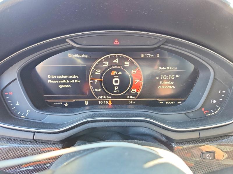 Aukcja sprzedaży 2018 Audi S4, vin: WAUB4BF42JA197345, numer aukcji: 78615275