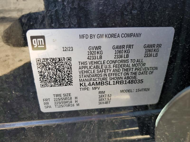 Aukcja sprzedaży 2024 Buick Encore Gx, vin: KL4AMBSL1RB148035, numer aukcji: 78695245