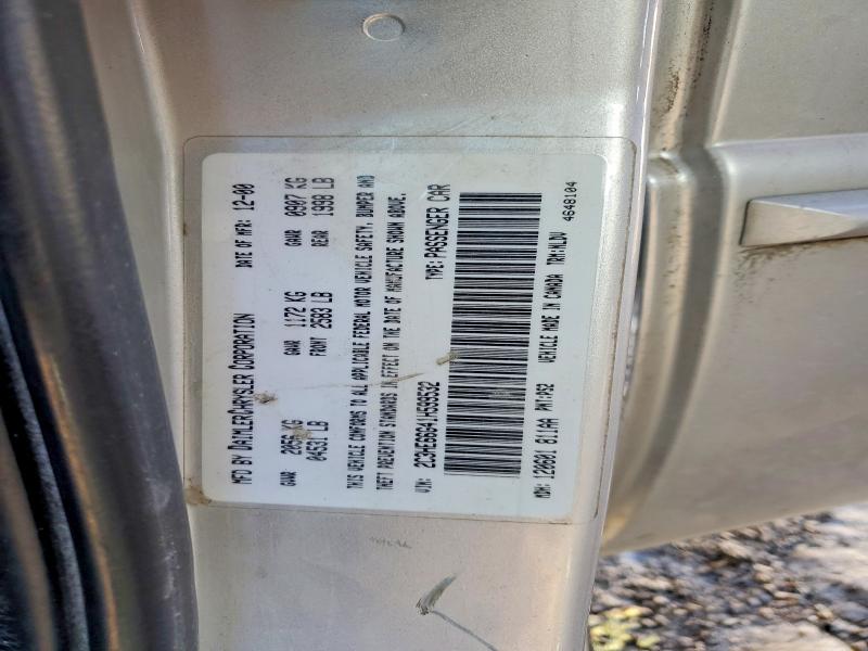 76541775 :رقم المزاد ، 2C3HE66G41H599532 vin ، 2001 Chrysler 300m مزاد بيع