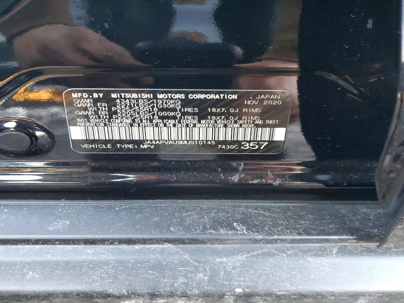 Продаж на аукціоні авто 2021 Mitsubishi Outlander Sport, vin: JA4APVAU9MU010145, номер лоту: 75600015
