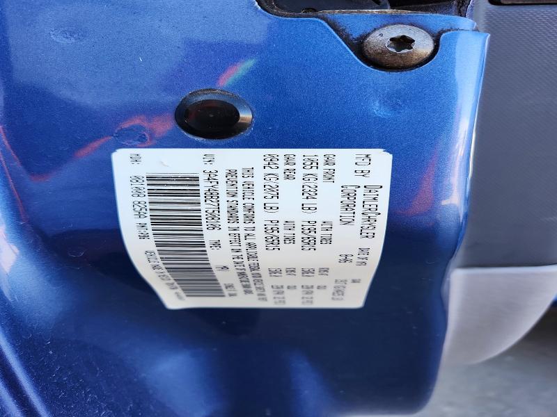 2007 Chrysler Pt Cruiser მანქანა იყიდება აუქციონზე, vin: 3A4FY48B27T508106, აუქციონის ნომერი: 77132875
