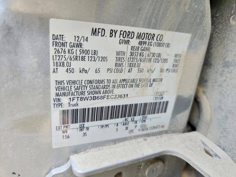 Продажа на аукционе авто 2015 Ford F350, vin: 1FT8W3B68FEC23631, номер лота: 76593275