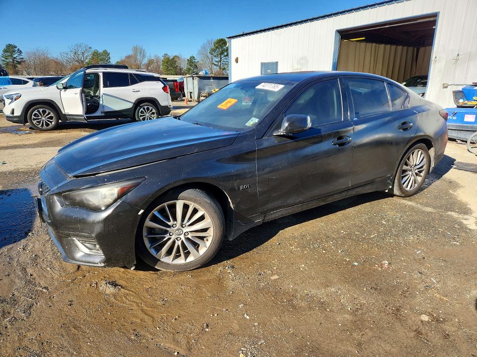 2018 Infiniti Q50 მანქანა იყიდება აუქციონზე, vin: JN1EV7AP6JM351813, აუქციონის ნომერი: 74271765