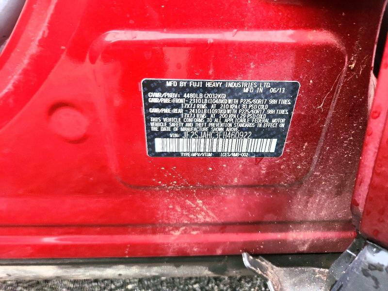 Aukcja sprzedaży 2014 Subaru Forester, vin: JF2SJAHC3EH460922, numer aukcji: 78879875