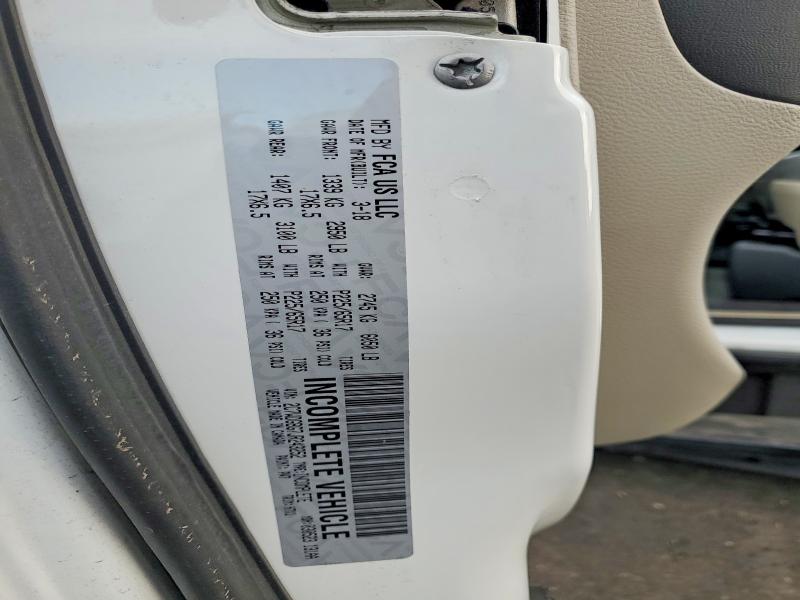 Auction sale of the 2018 Dodge Grand Caravan, vin: 2C7WDGBG7JR243252, lot number: 76175895