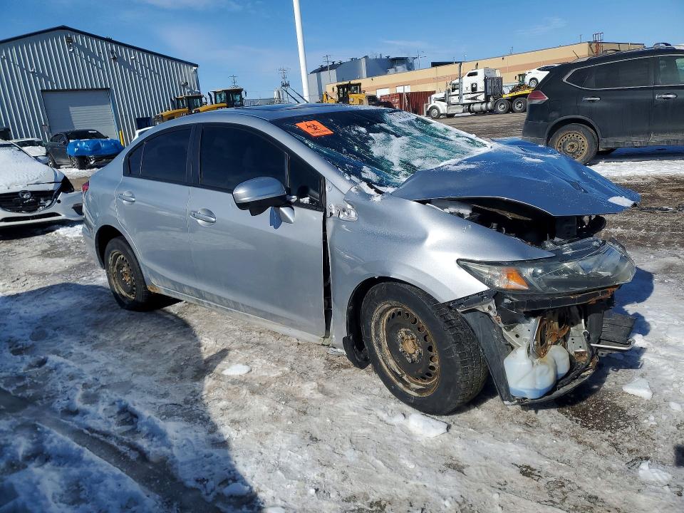 77015075 :رقم المزاد ، 2HGFB2F55EH041196 vin ، 2014 Honda Civic مزاد بيع