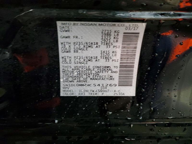 Продаж на аукціоні авто 2017 Infiniti Qx60, vin: 5N1DL0MM2HC541269, номер лоту: 78839355