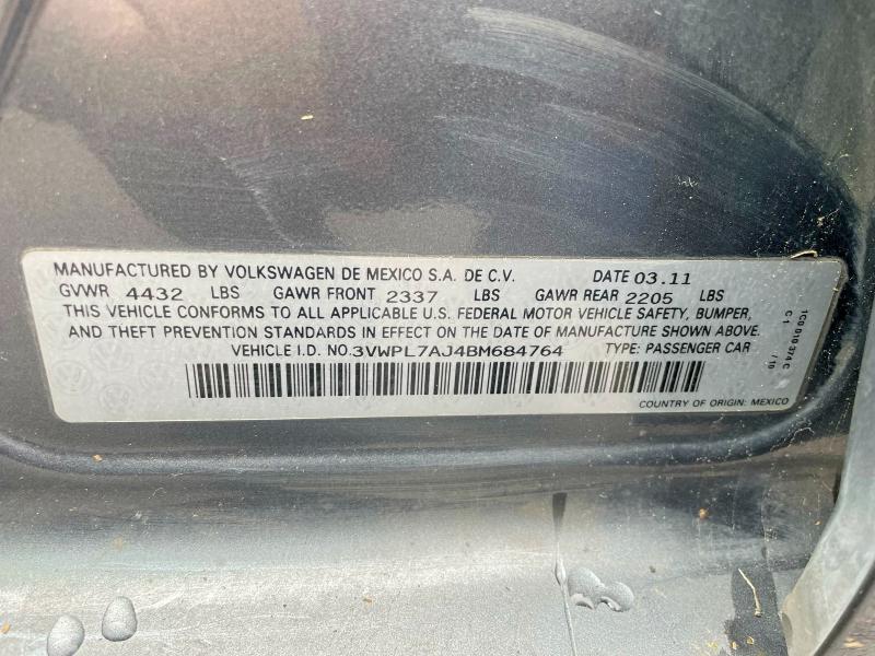 77024275 :رقم المزاد ، 3VWPL7AJ4BM684764 vin ، 2011 Volkswagen Jetta Tdi مزاد بيع
