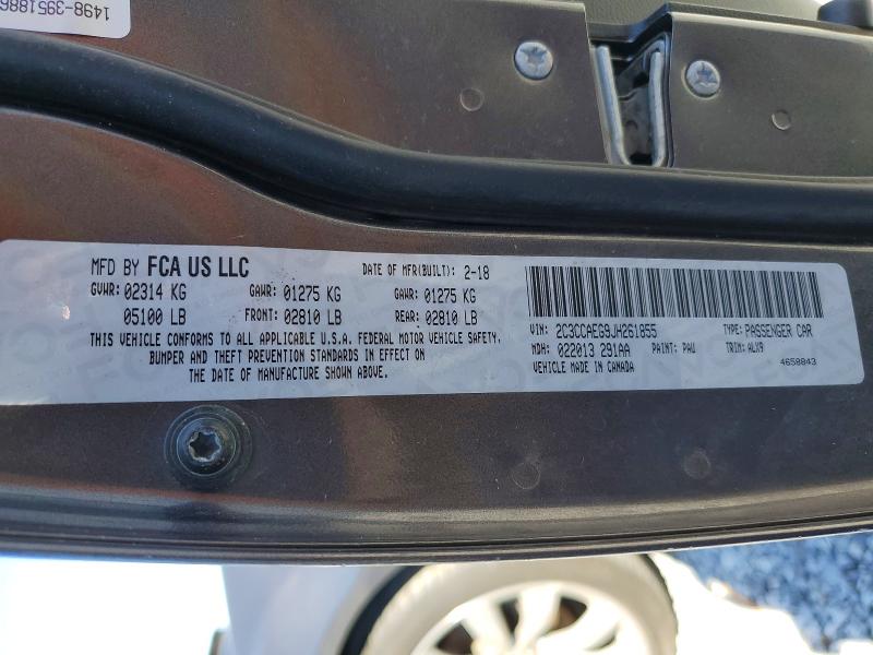 Продажа на аукционе авто 2018 Chrysler 300, vin: 2C3CCAEG9JH261855, номер лота: 79056505